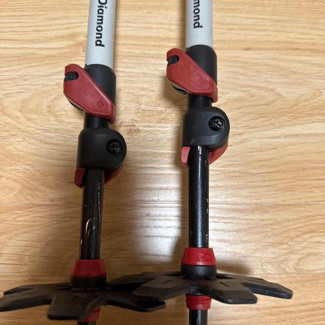  スキー用ストック 伸縮式