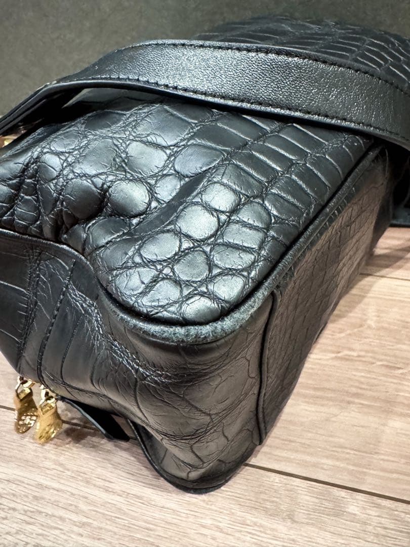 定価38.5万 muta MARINE マットクロコポーチ バッグ