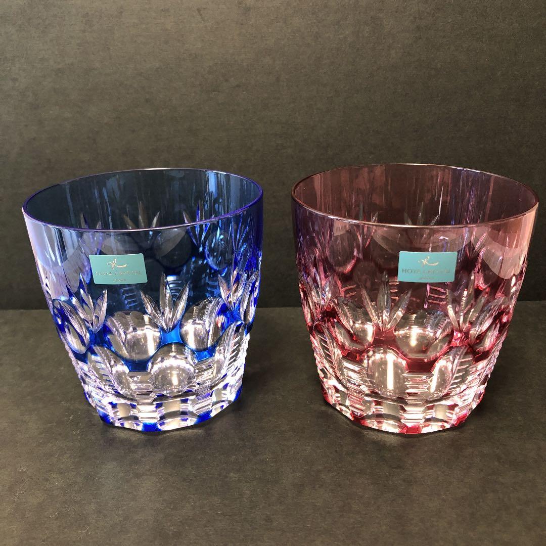 HOYAクリスタル 切子グラスセット - メルカリ