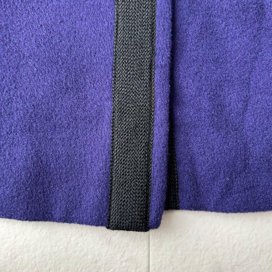 YVES SAINT LAURENT ベロア切替 ロングコート vintage