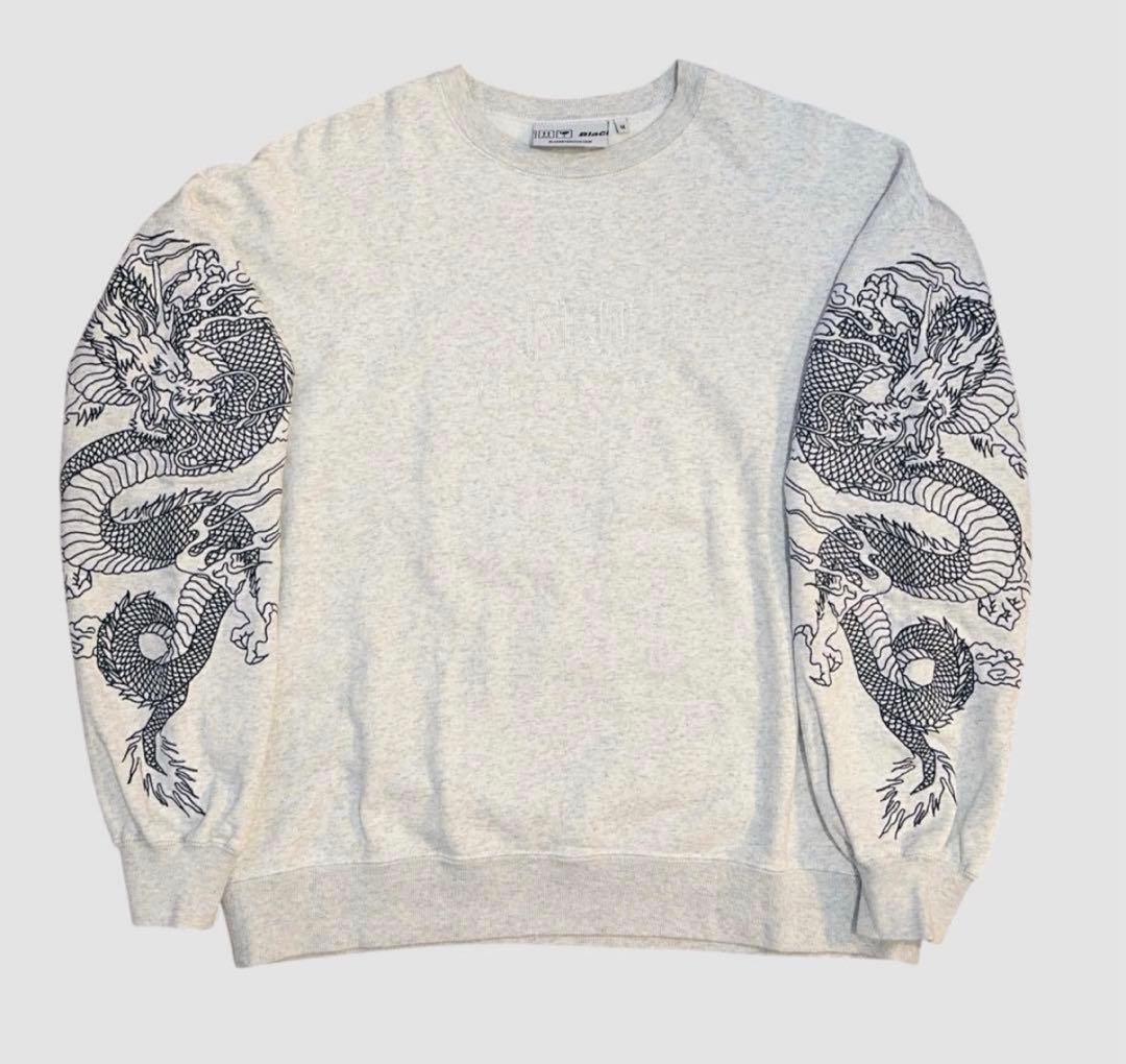 Black Eye Patch スウェット B印 ドラゴン 刺繍 M - メルカリ