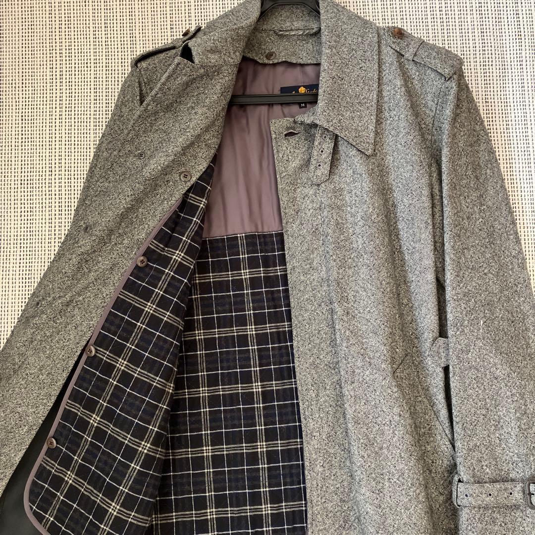 【vanquish3365】Ital Style グレーステンカラーコート