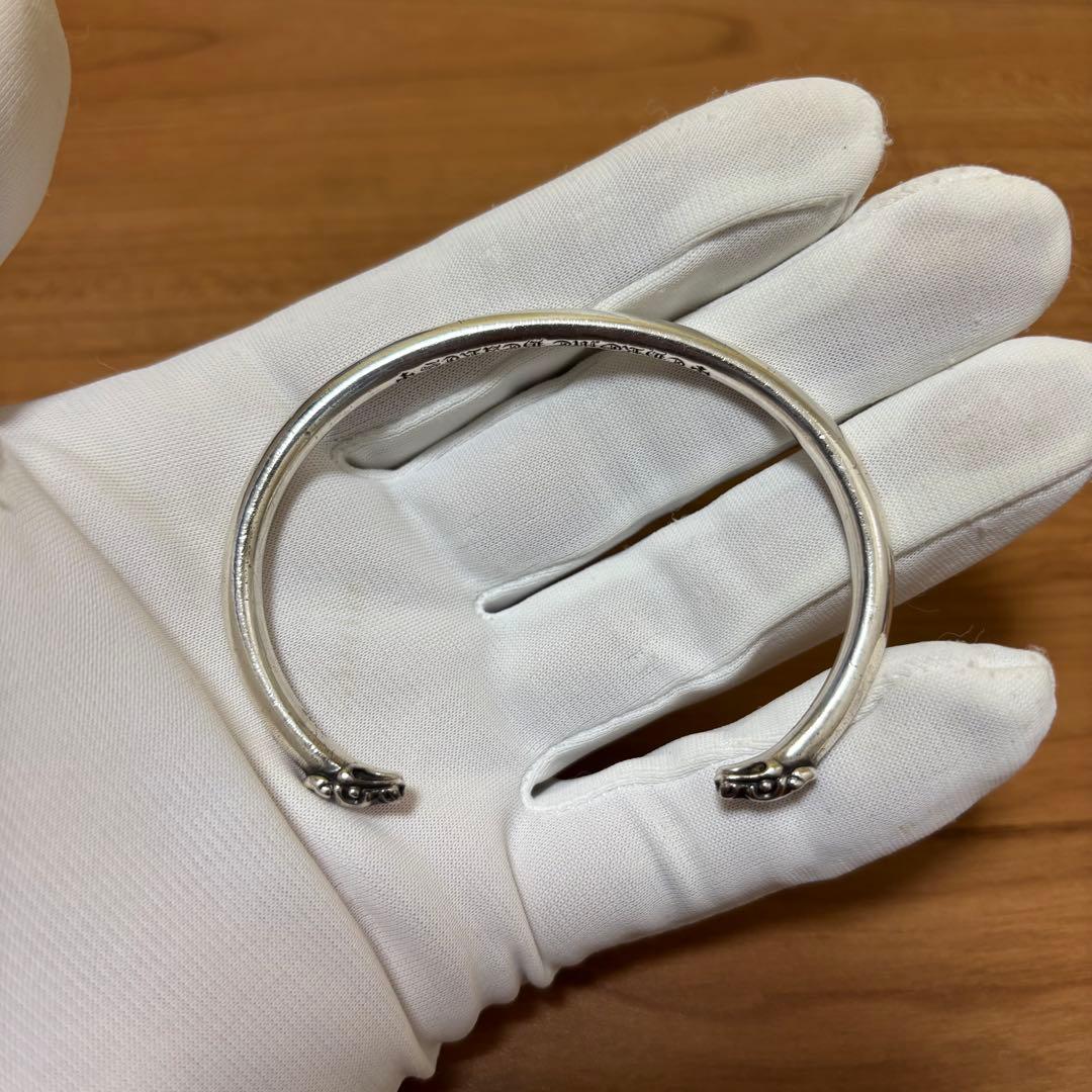 CHROME HEARTS スキニー ダブル ドッグ バングル ブレスレット