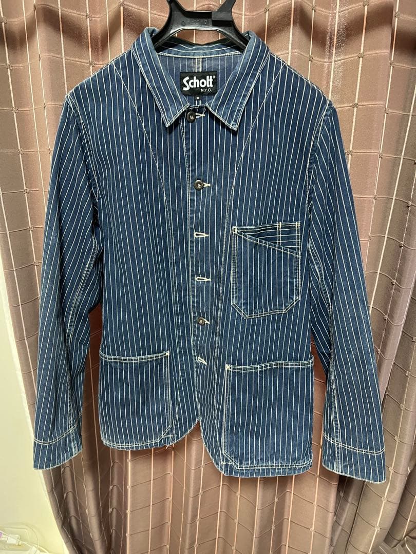 げ*ん様 Schott ヒッコリー　インディゴセットアップ　ジャケットＭ　パンツ