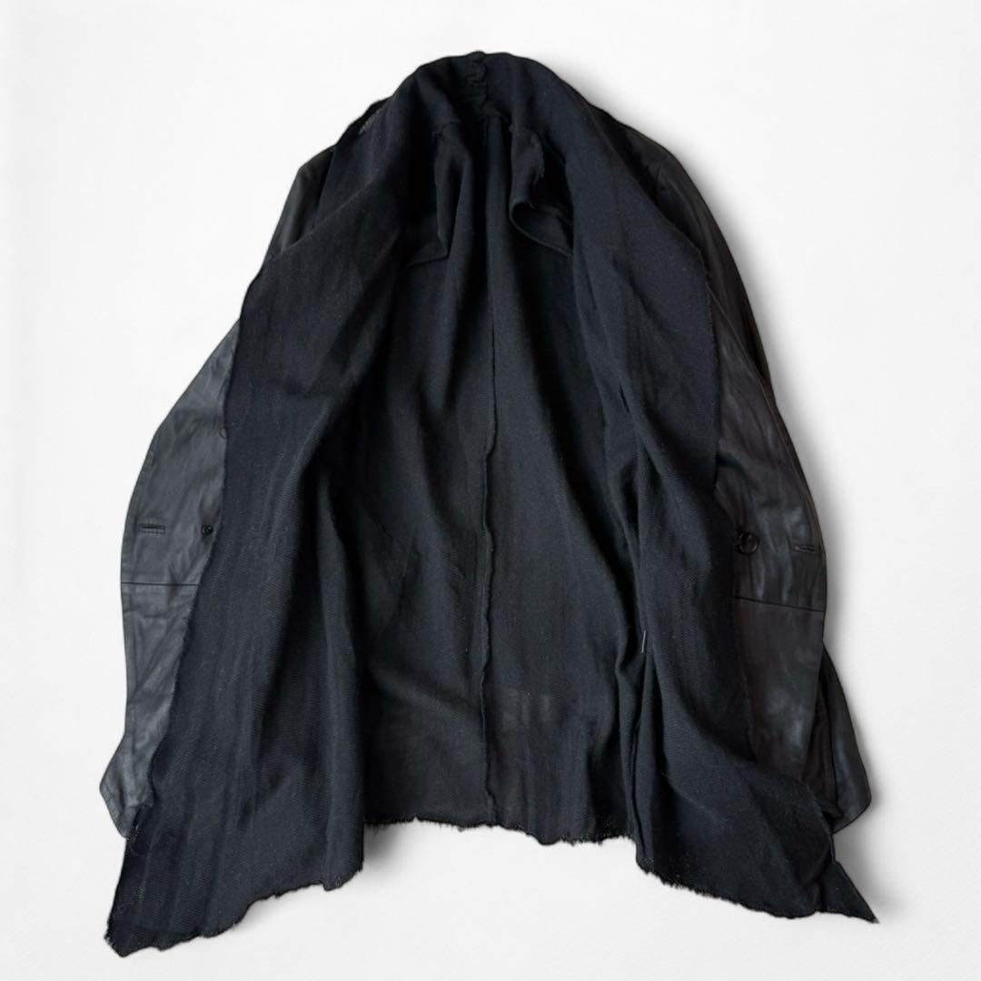 00s Archive Bajra ギミック ドレープ レザージャケット Y2K - メルカリ