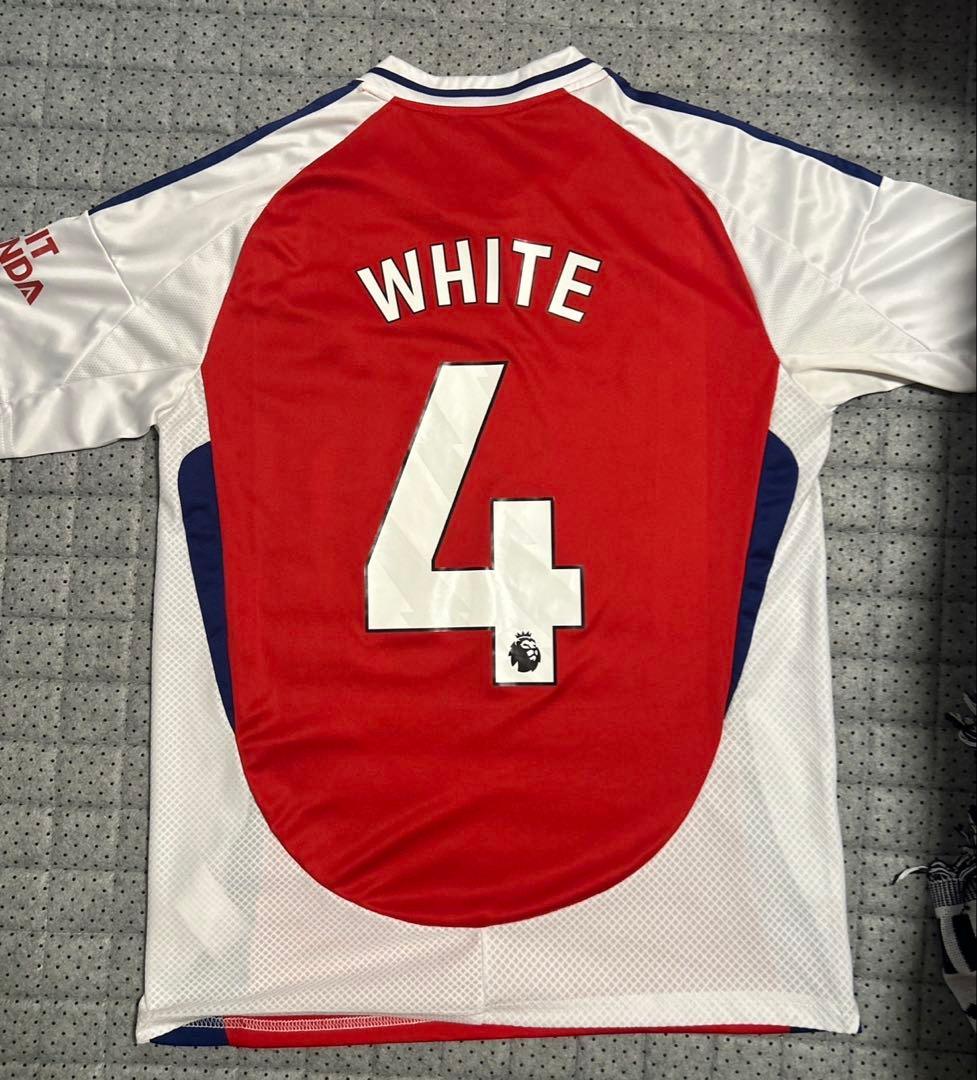 アーセナル adidas シャツ Mサイズ WHITE 4