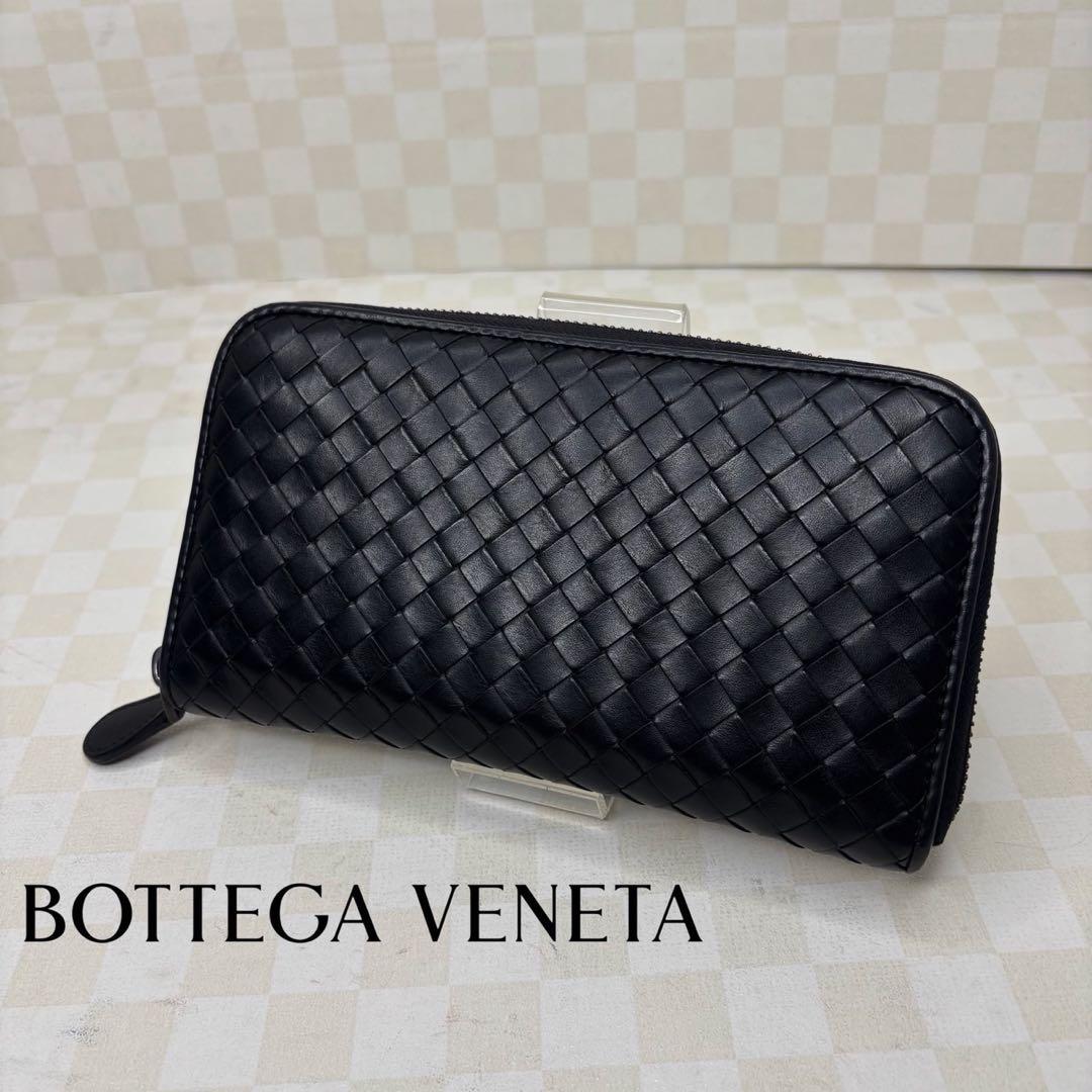極美品 BOTTEGA ボッテガ 長財布 ラウンドファスナー M86 - 小物特別
