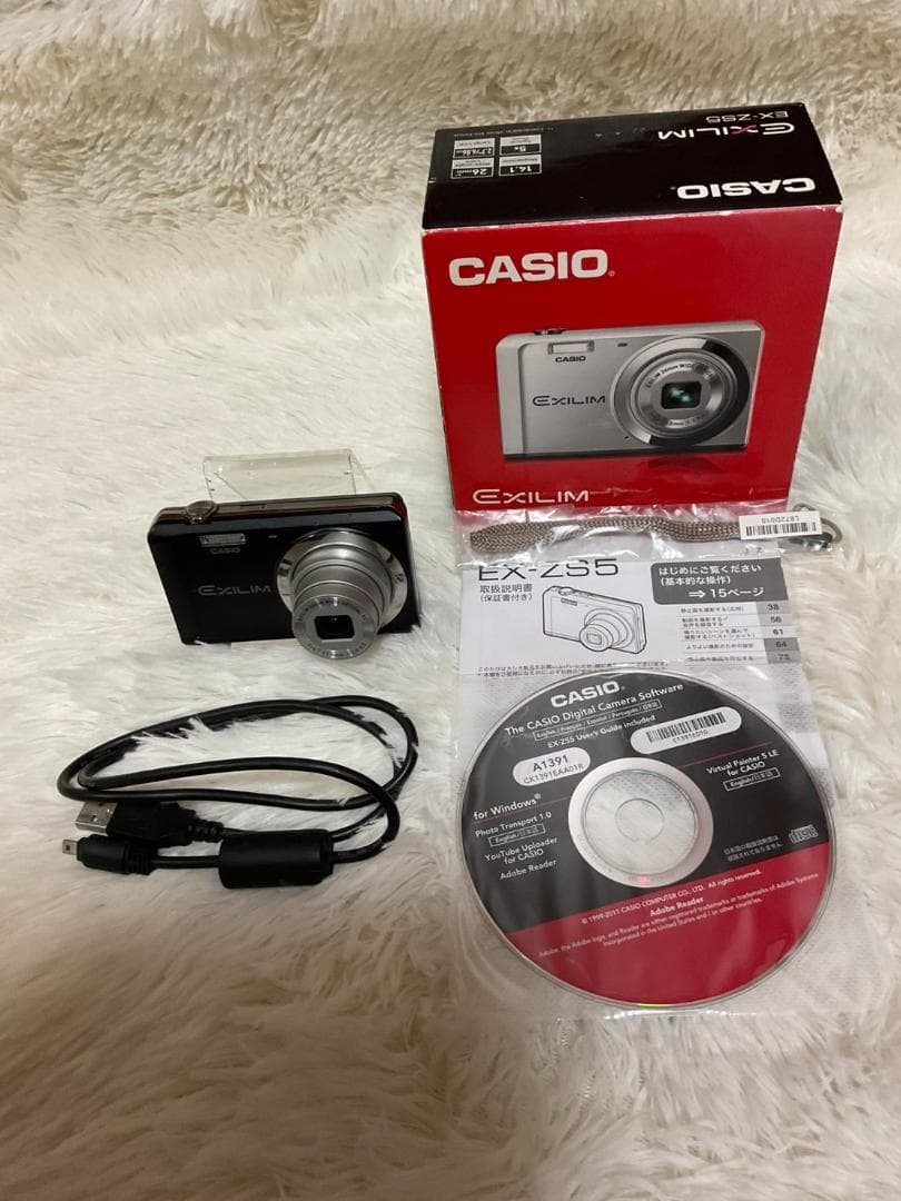 【簡易動作確認済】 CASIO EXILIM EX-ZS5 デジタルカメラ 黒