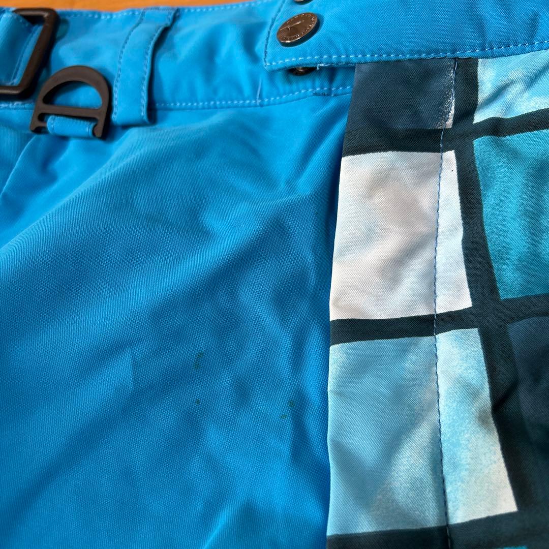 Mizuno スキーウェア 青 チェック柄