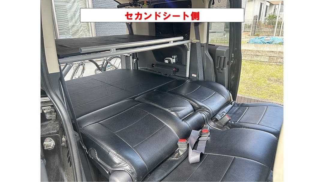 デリカ D5 2段ふるダブルTYPE1 脚追加荷物高さ キャップ拡張