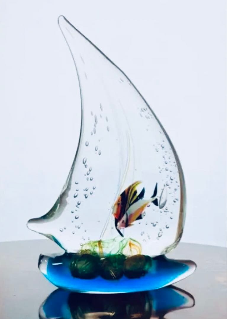 murano ベネチアングラス アクアリウム L108304779 - 置物新着