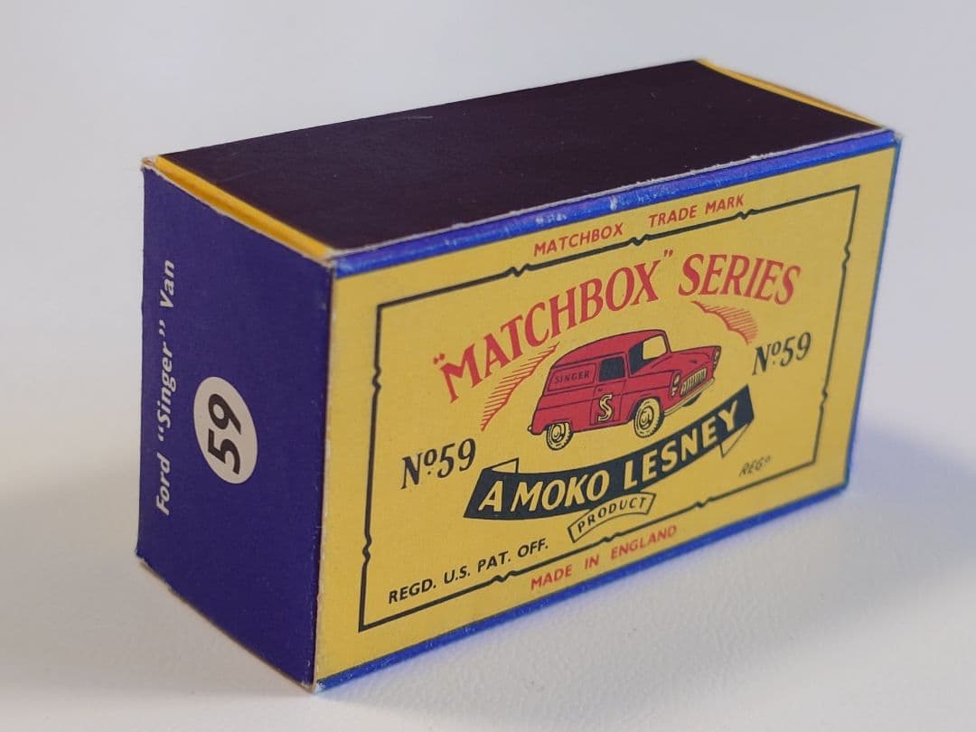 ミニカー MATCHBOX No.59 FORD \"Singer\" VAN
