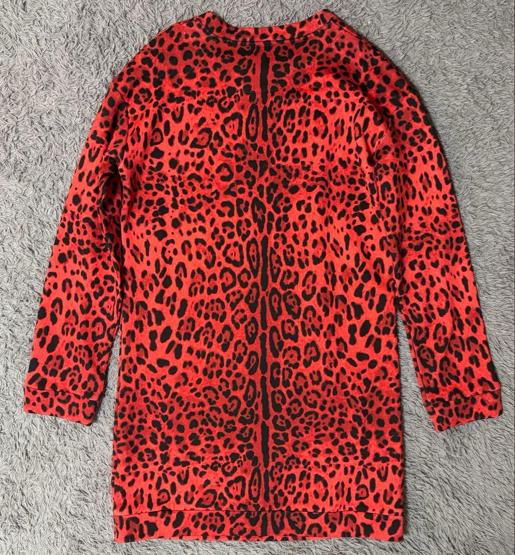 新品タグ付き ドルチェ&ガッバーナ レオパード柄　ワンピース　トレーナー　y2k