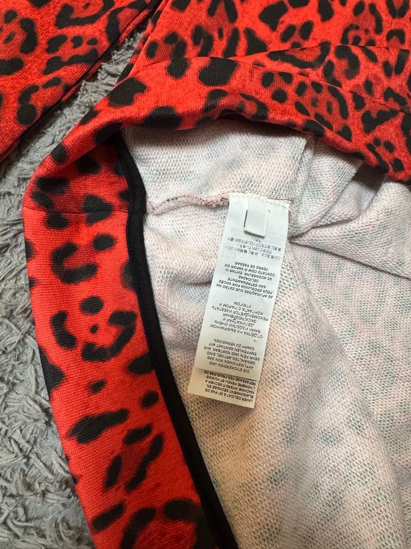 新品タグ付き ドルチェ&ガッバーナ レオパード柄　ワンピース　トレーナー　y2k
