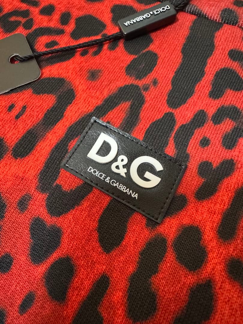 新品タグ付き ドルチェ&ガッバーナ レオパード柄　ワンピース　トレーナー　y2k