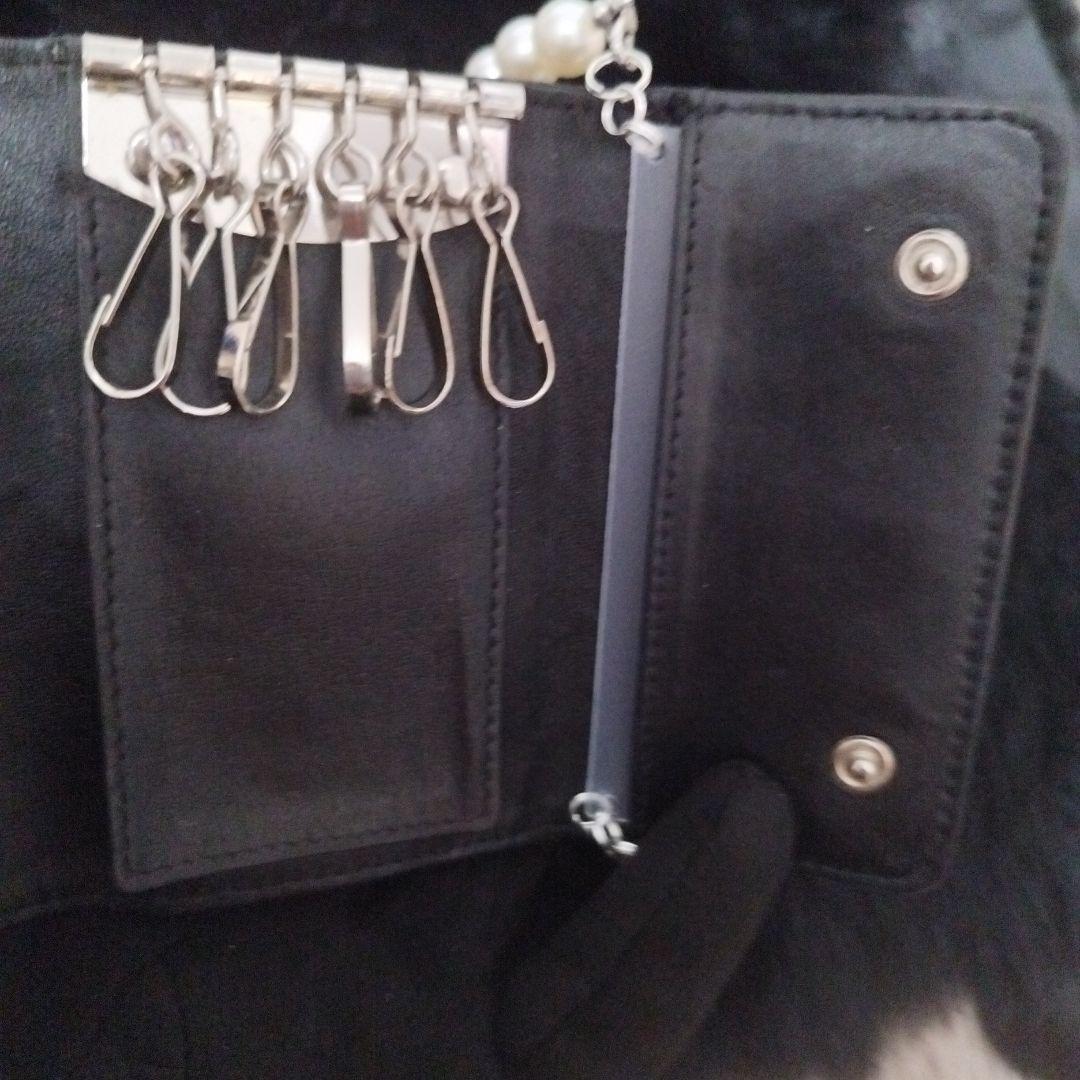 CHANEL ブラック　キーケース