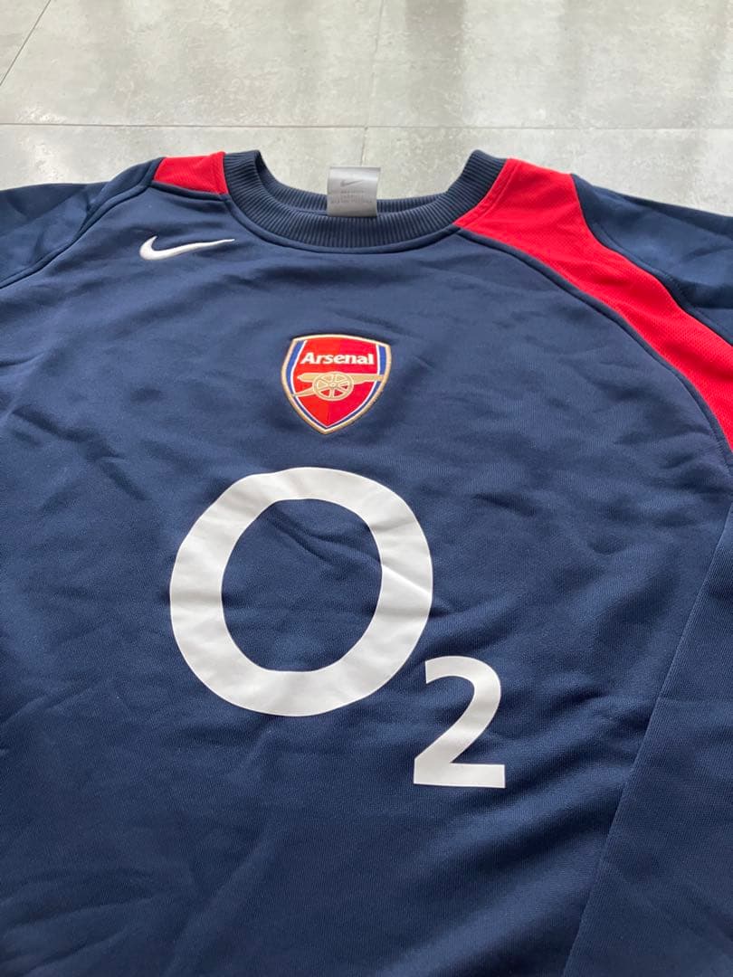 Mサイズ】アーセナル 2005-06 トレーニングスウェットシャツ