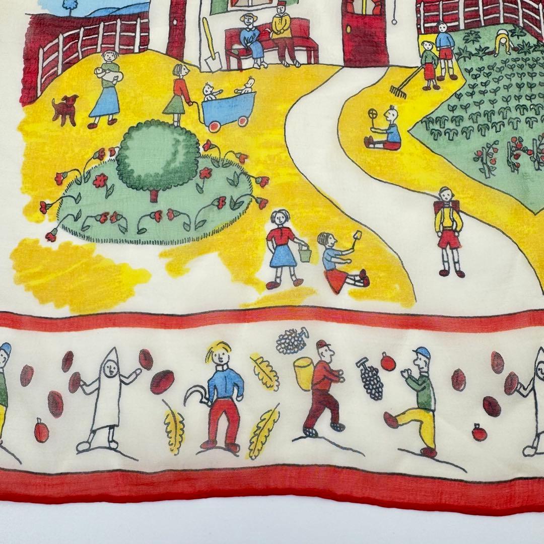 エルメス プチカレ40 RETOUR A LA TERRE 故郷に帰る シルク