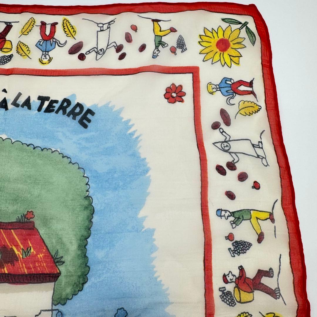 エルメス プチカレ40 RETOUR A LA TERRE 故郷に帰る シルク