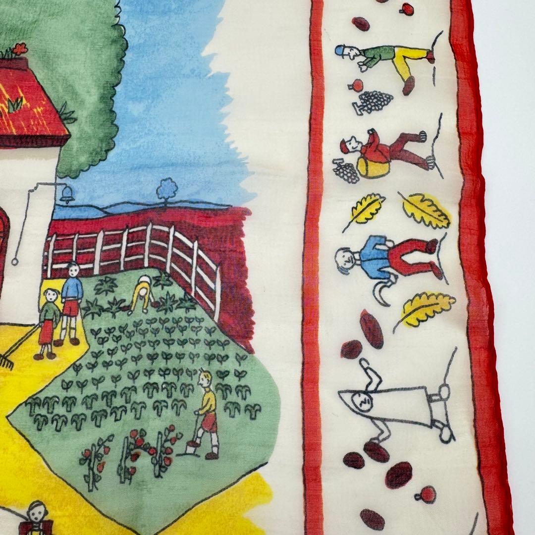 エルメス プチカレ40 RETOUR A LA TERRE 故郷に帰る シルク