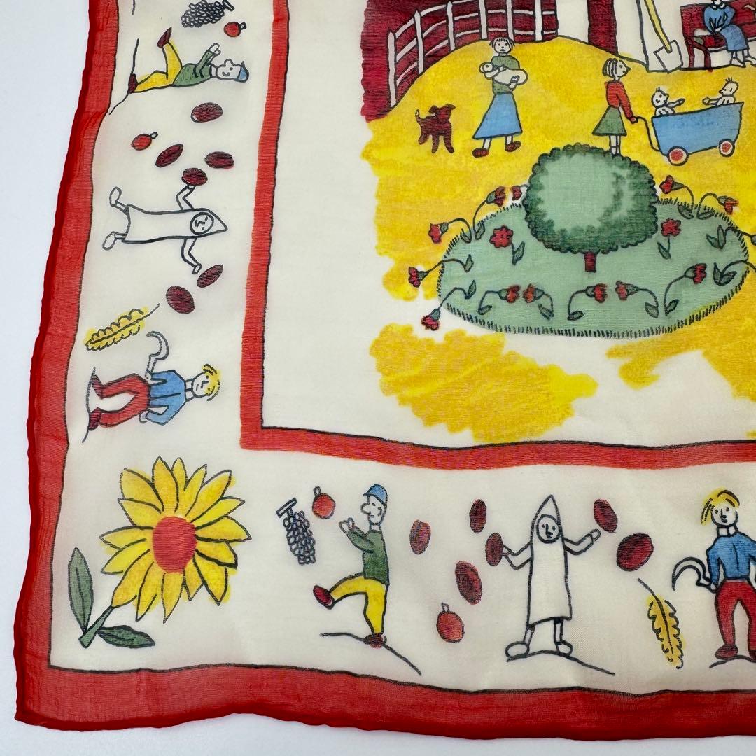 エルメス プチカレ40 RETOUR A LA TERRE 故郷に帰る シルク