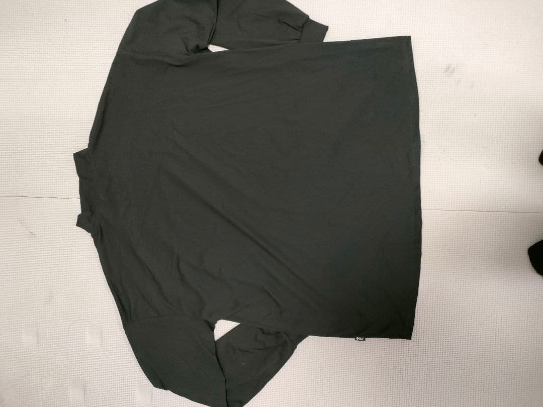 新品　LOCAL GOLF モックネック S/M 黒　ロンT シャツ　ゆったり