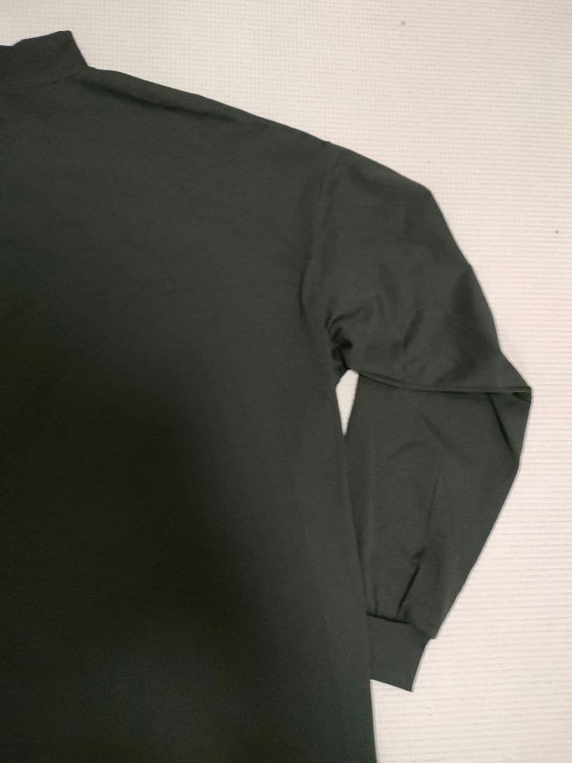 新品　LOCAL GOLF モックネック S/M 黒　ロンT シャツ　ゆったり