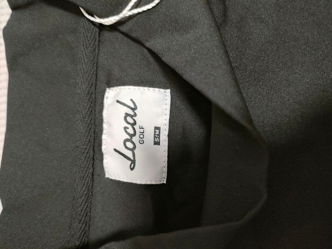 新品　LOCAL GOLF モックネック S/M 黒　ロンT シャツ　ゆったり