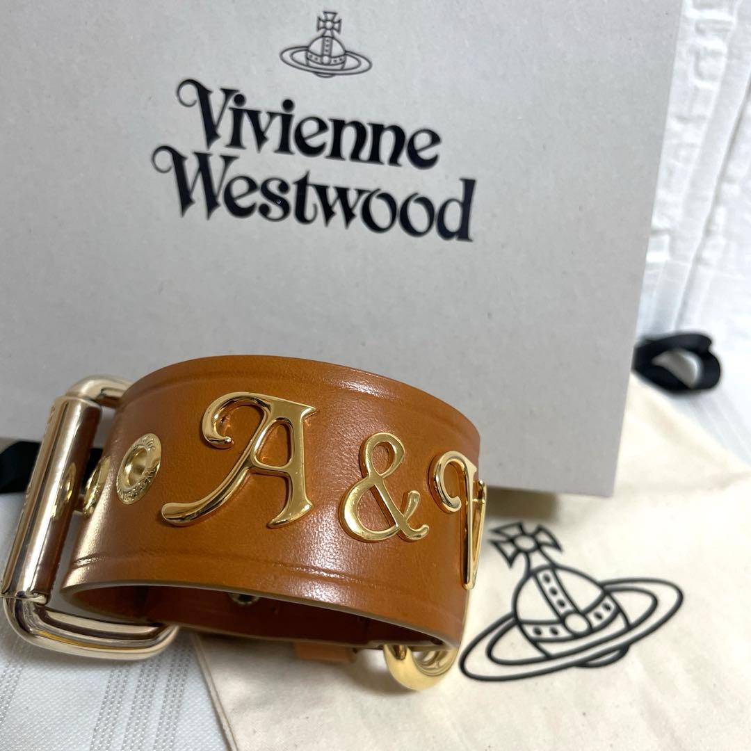 Vivienne Westwood レザー バックル ブレスレット