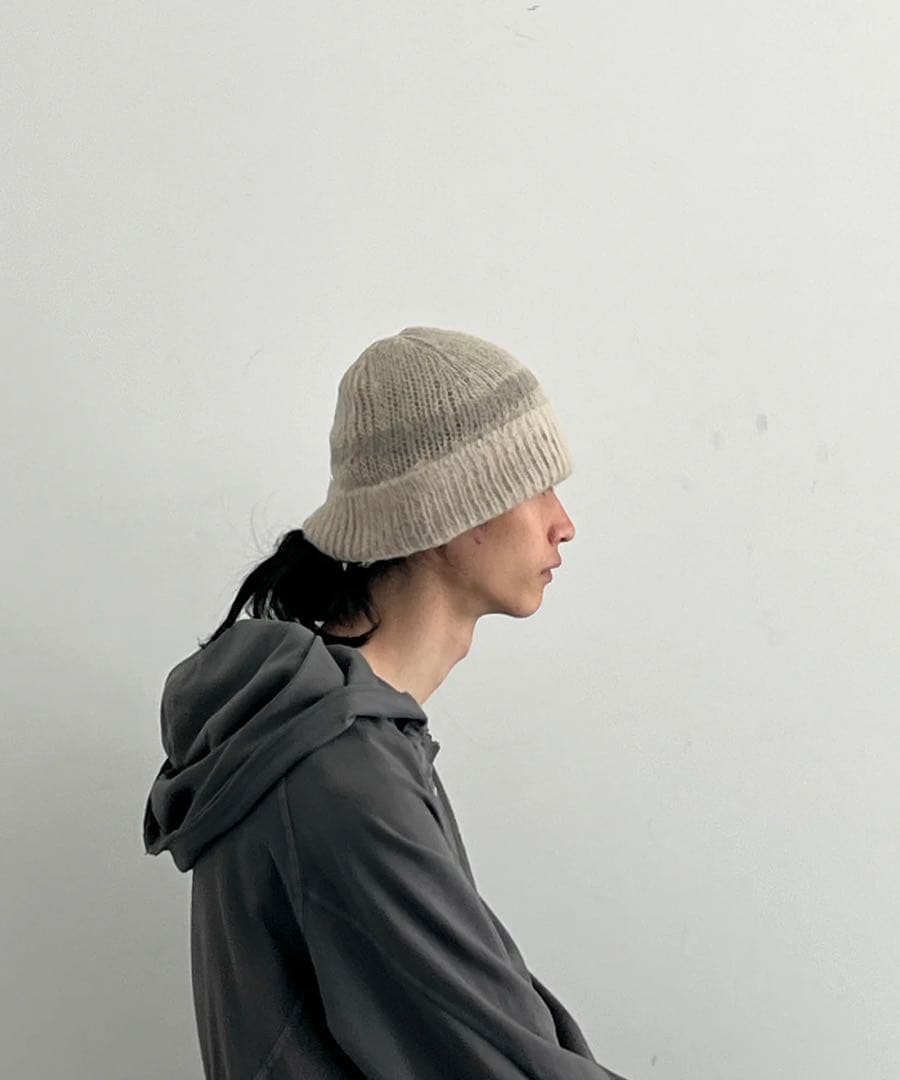 帽子 SAN SAN GEAR Mohair beanie \"CREAM\"