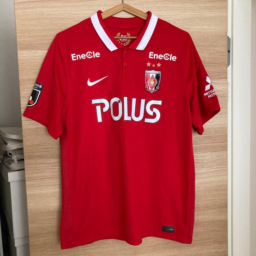 浦和レッズ 2022年1stユニフォーム 小泉佳穂選手 XL 30周年記念モデル