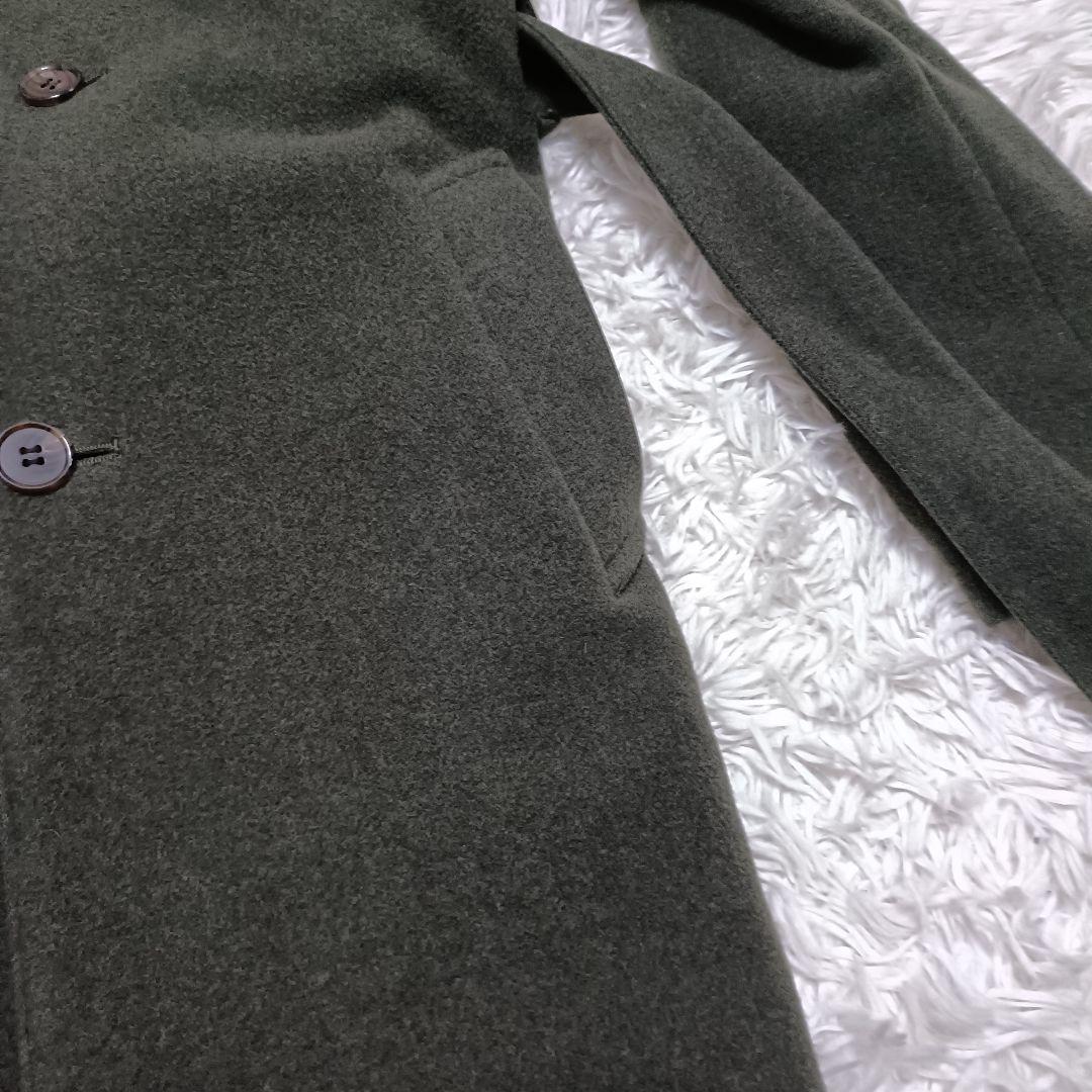 merph メルフ　ウール　チェスターコート　カーキ　サイズⅡ　メンズ