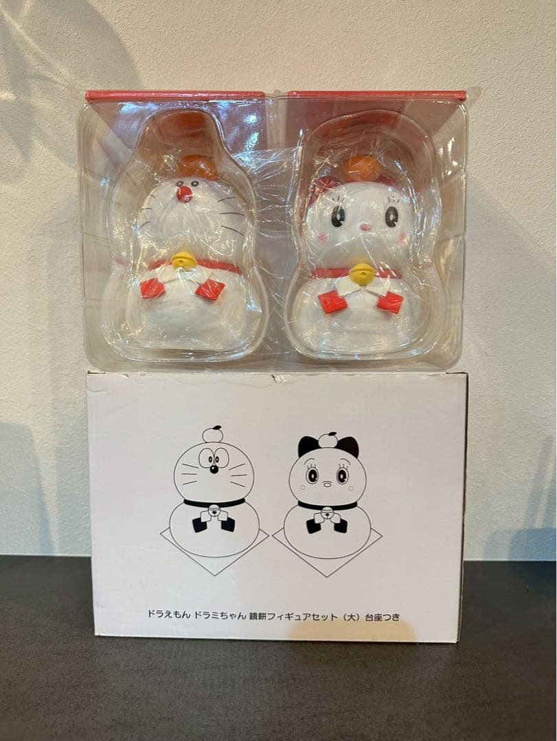 郵便局限定 ドラえもん ドラミちゃん 鏡餅フィギュアセット 大