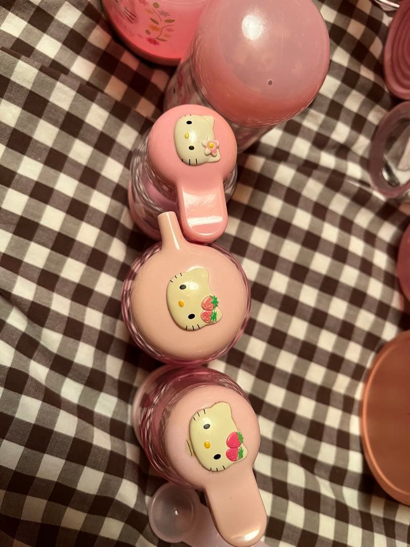 キティ　レトロ　カオハナ　キッチン　調味料　ケース　小物入れ　計量　スプーン