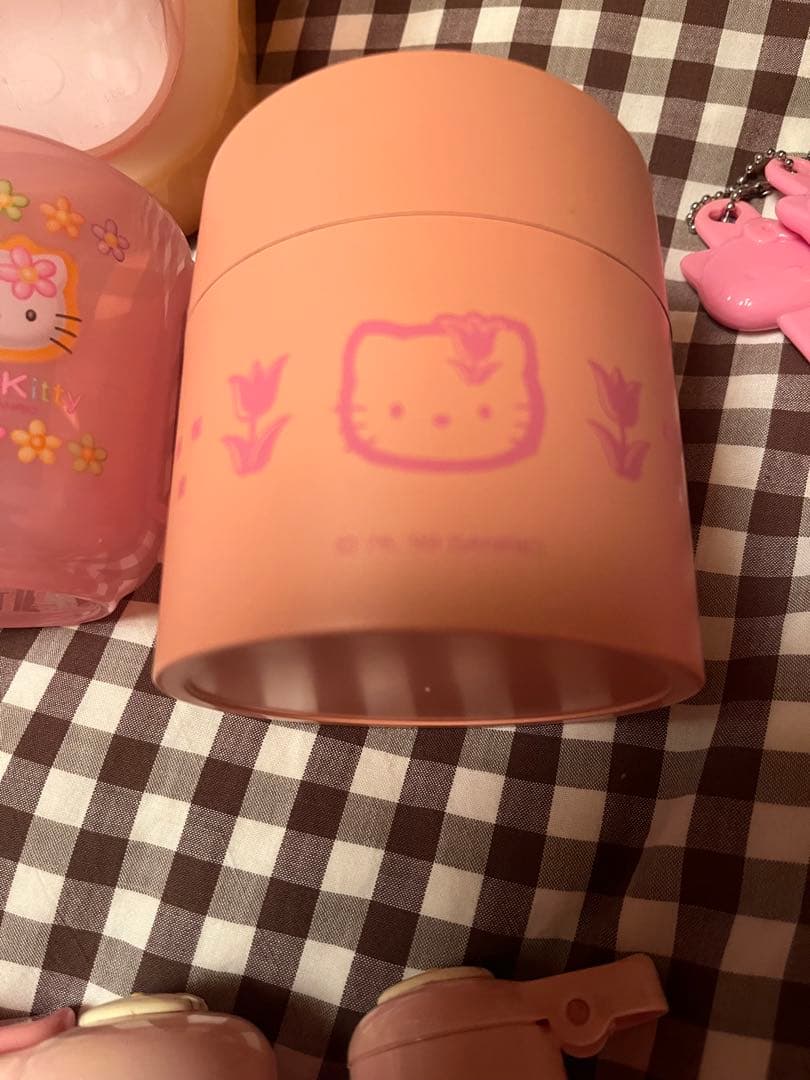 キティ　レトロ　カオハナ　キッチン　調味料　ケース　小物入れ　計量　スプーン