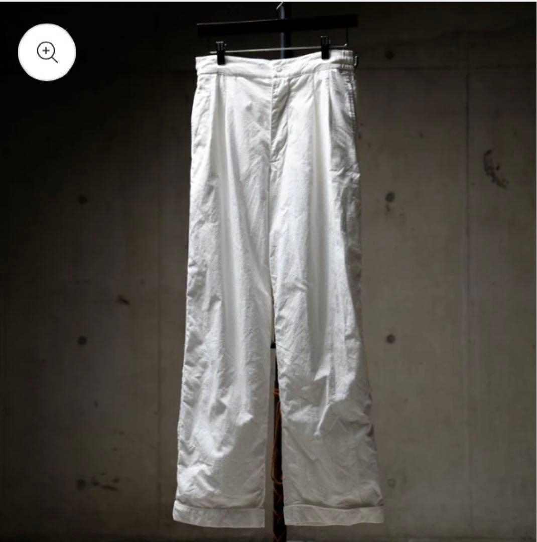 メゾンキネマ Two tuck cotton pajama pants