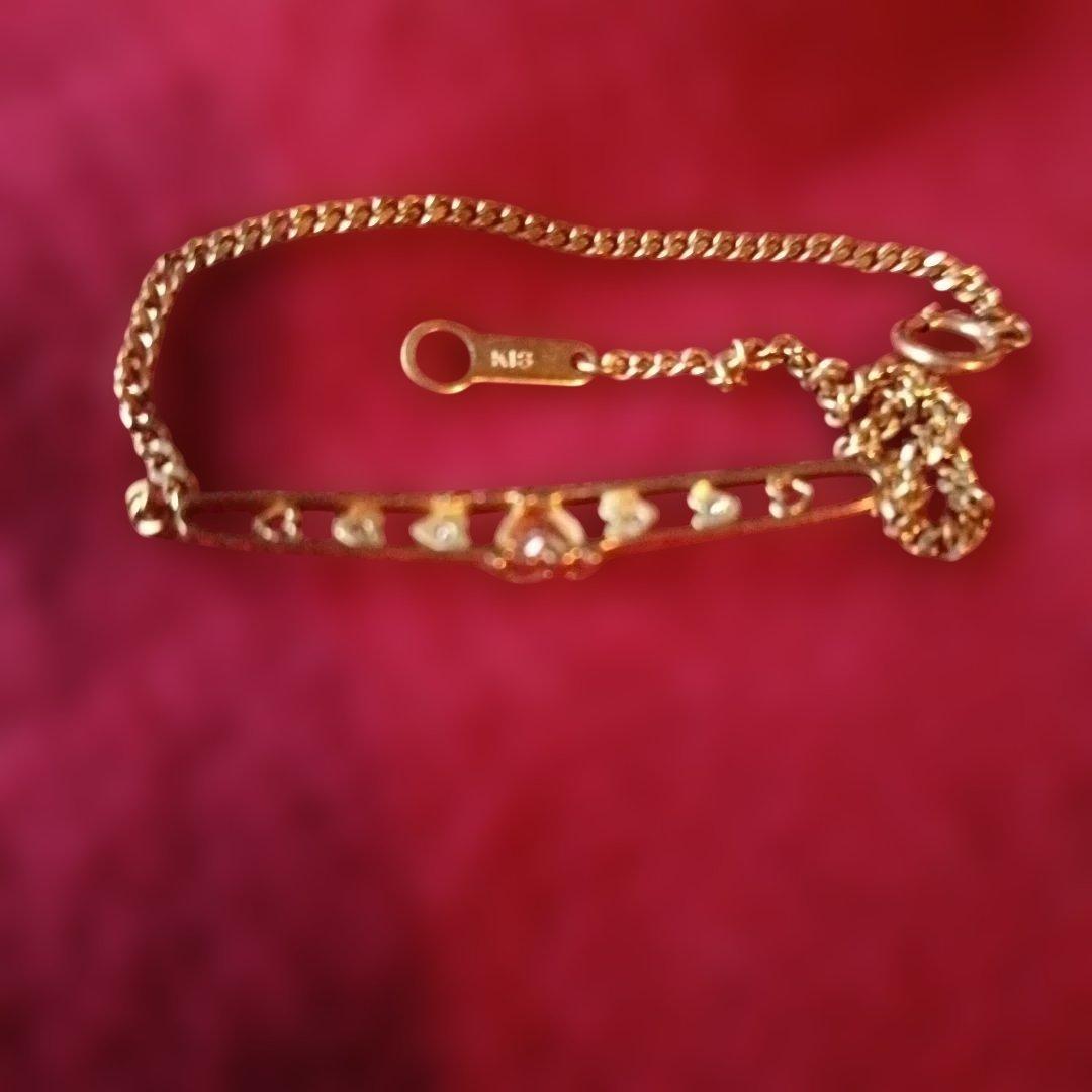 k18ダイヤ入り ブレスレット