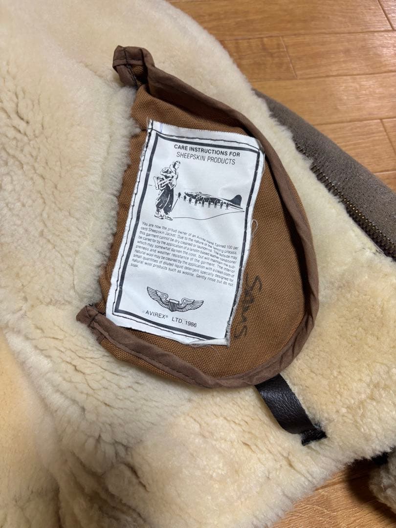 AVREX (36) B-3フライトジャケット 33H5595 AC-17755