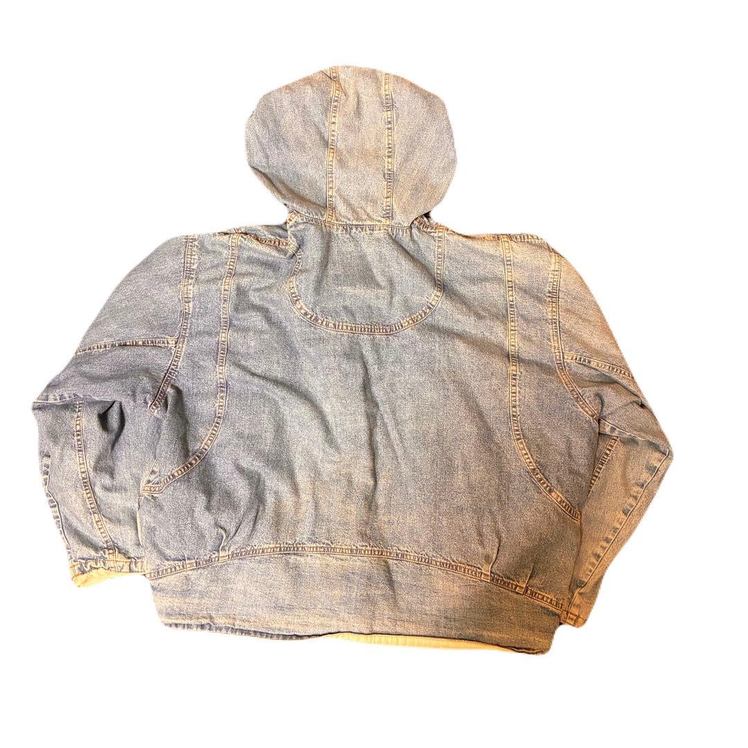 90s ROYAL FAKS イタリア製 デニム ジャケット パーカー
