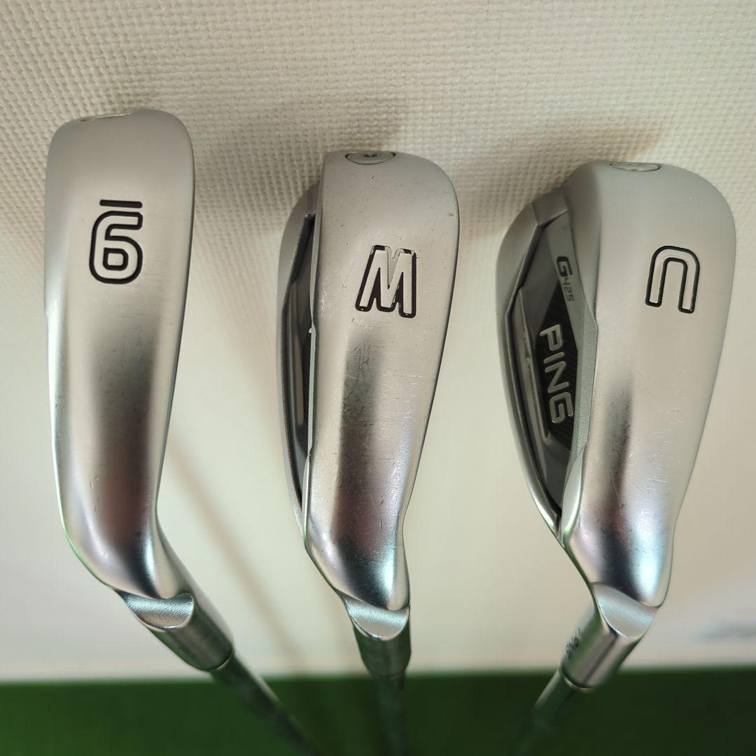 PING G425 アイアン　5〜UW ７本セット（カバー付）