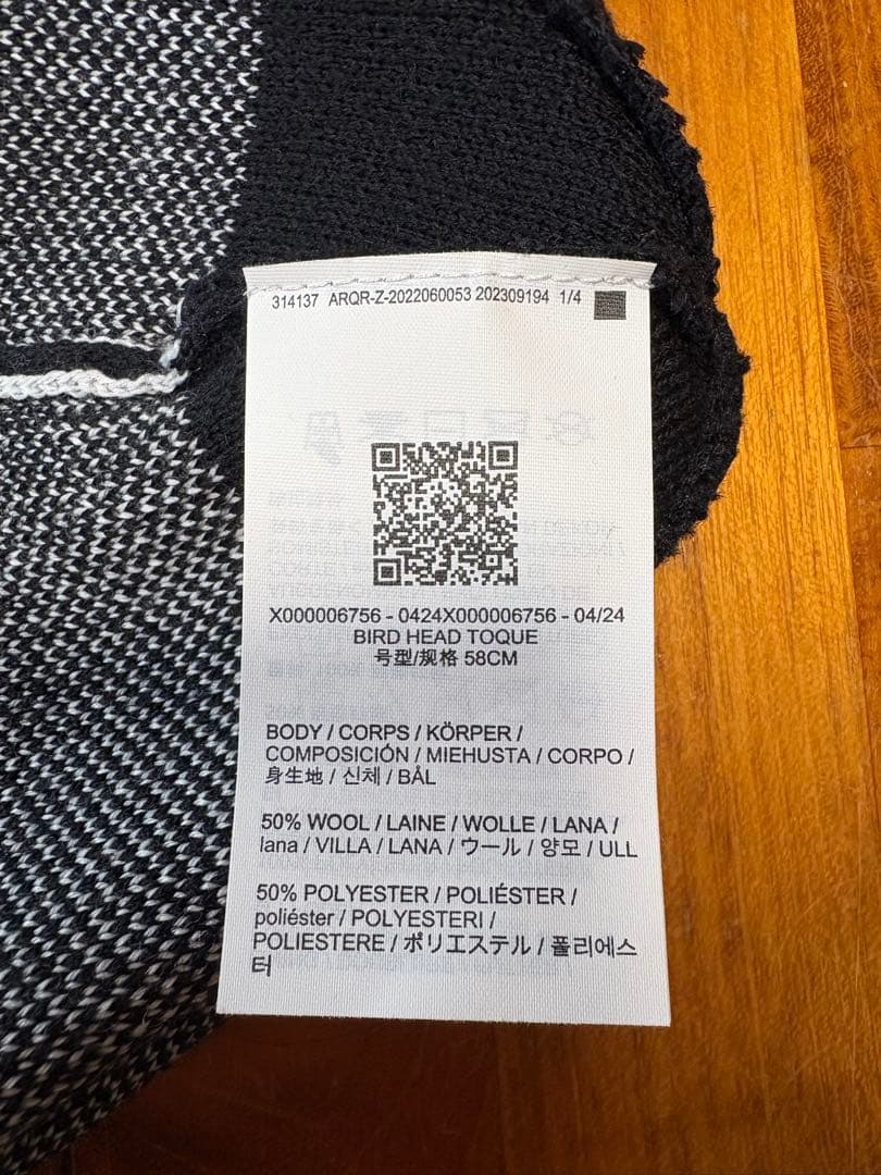 ARC'TERYX ニット帽 ビーニー　ブラック　オルカ　正規品