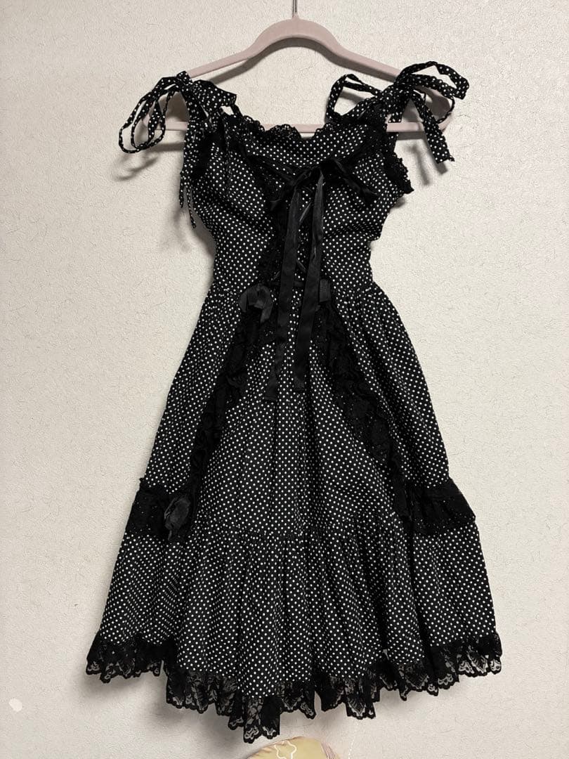 【訳アリ】膝丈ジャンパースカート ブラウスセット