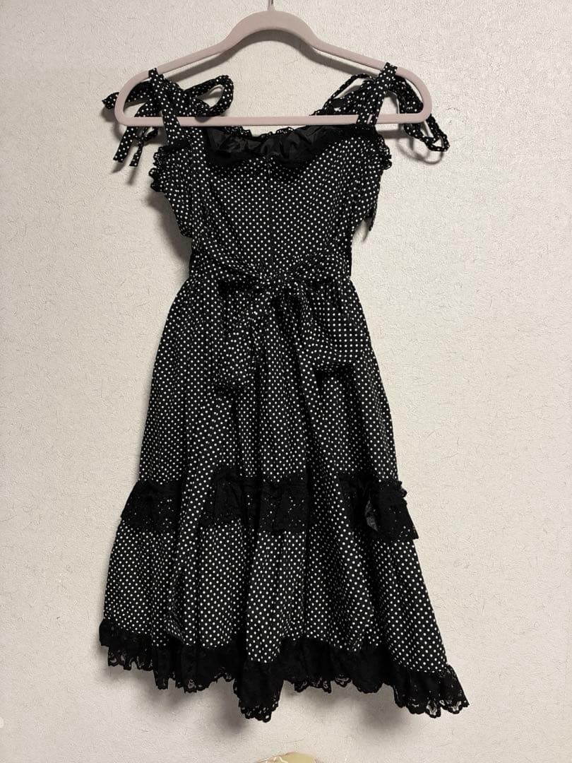 【訳アリ】膝丈ジャンパースカート ブラウスセット