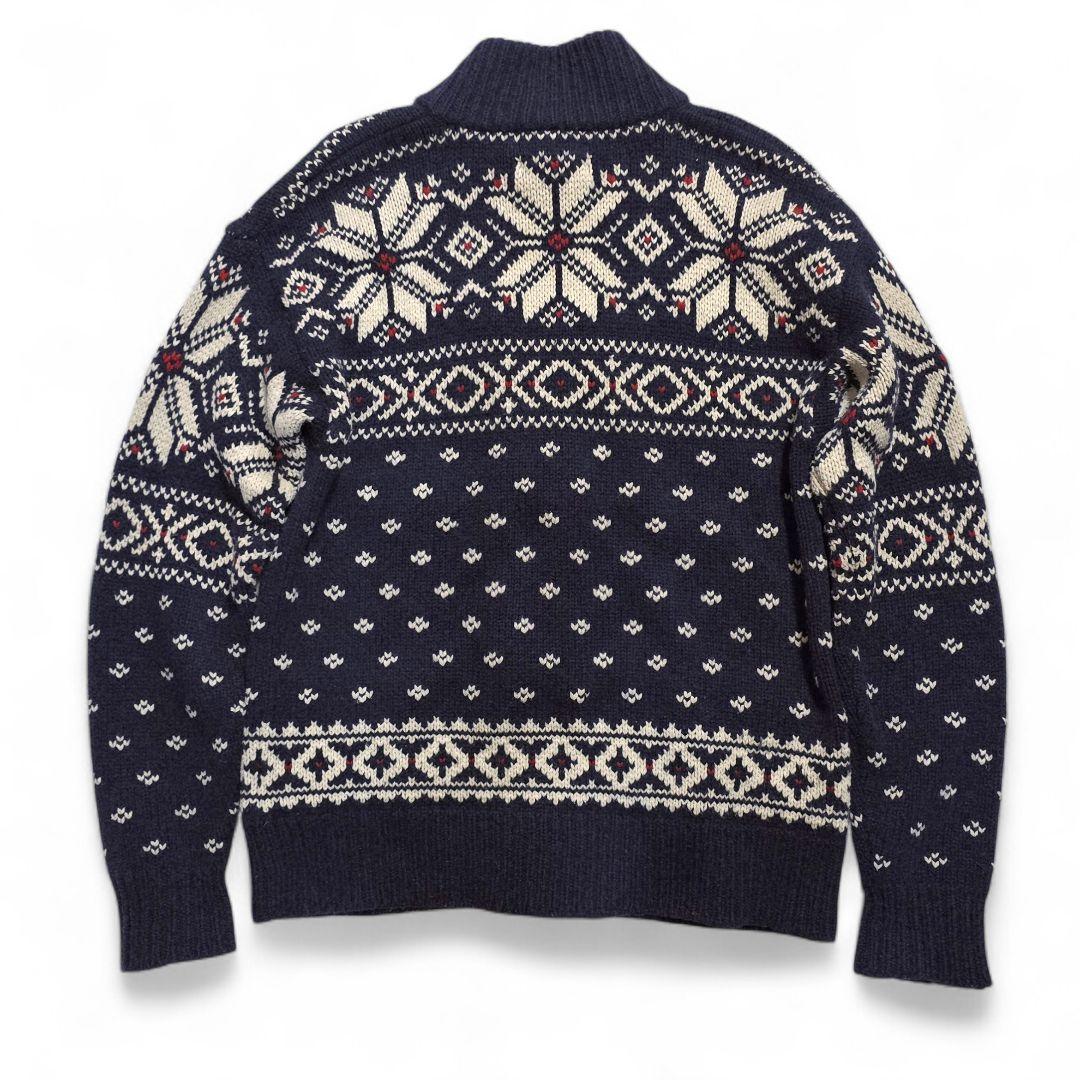 90s ラルフローレン ニット カーディガン ネイティブ カウチン トグル