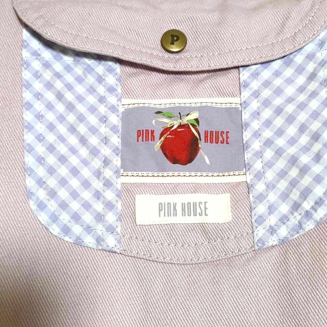 PINK HOUSE 25年 ギンガムチェック使いサロペット