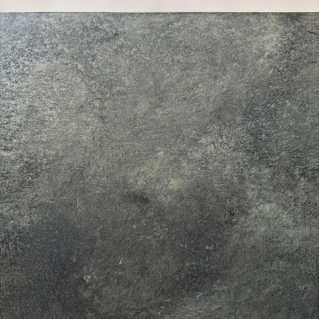 ハタノワタル 敷板 ランチョンマット 和紙 アルミ／グレー 灰色 作家もの ①