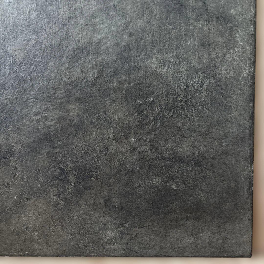 ハタノワタル 敷板 ランチョンマット 和紙 アルミ／グレー 灰色 作家もの ①