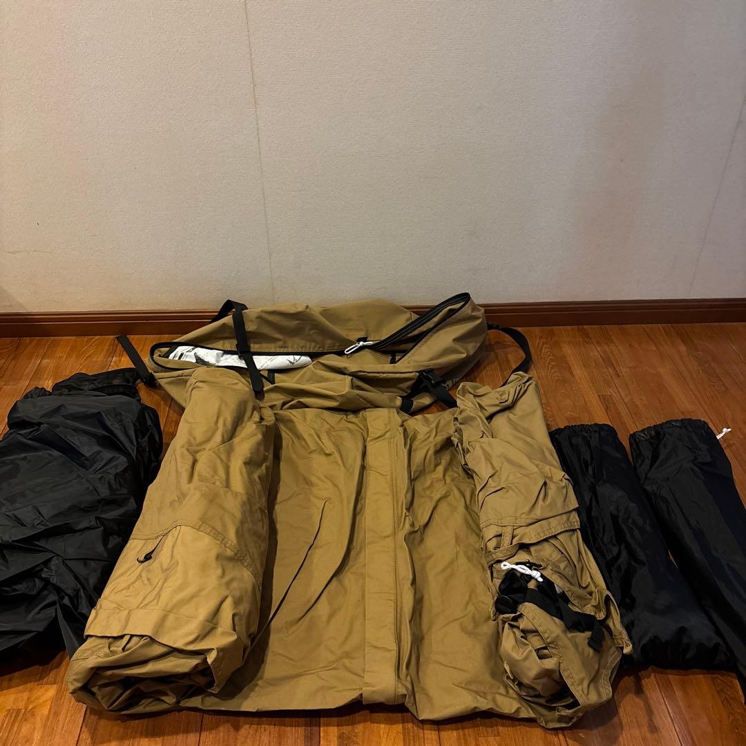 WAQ Alpha T/C ソロ用ティピーテント 2股ポール付属