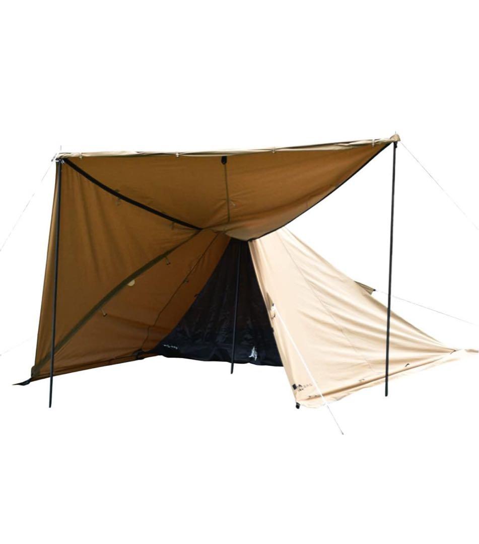 WAQ Alpha T/C ソロ用ティピーテント 2股ポール付属