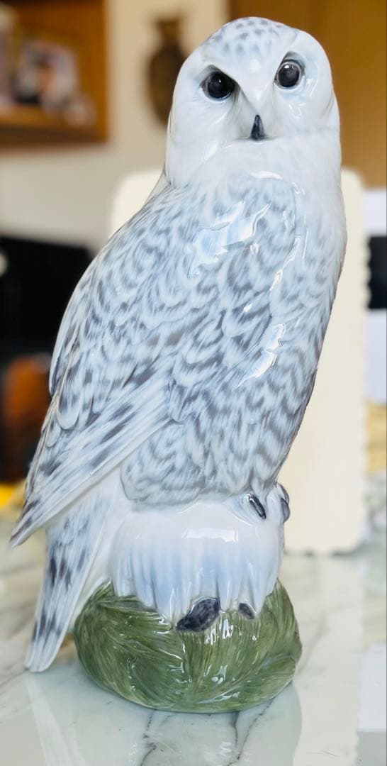 ロイヤルコペンハーゲン Snowy Owl フクロウ 大型フィギュリン - メルカリ